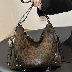 Текстильна містка сумка із забарвленням лео коричневого кольору 74-3116LB