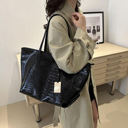 Жіноча містка сумка з еко-шкіри лео 71-6830A