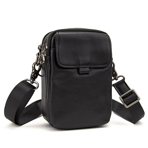 Чоловіча міні-сумка через плече шкіряна 78899A
