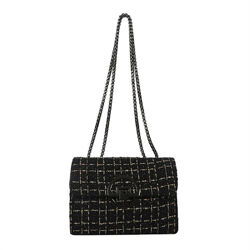 Маленька твідова сумочка на ланцюжку 72-1520A