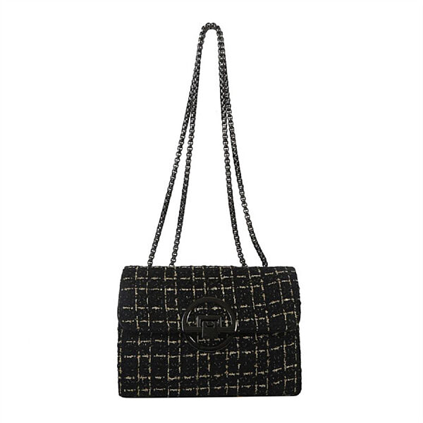 Маленька твідова сумочка на ланцюжку 72-1520A