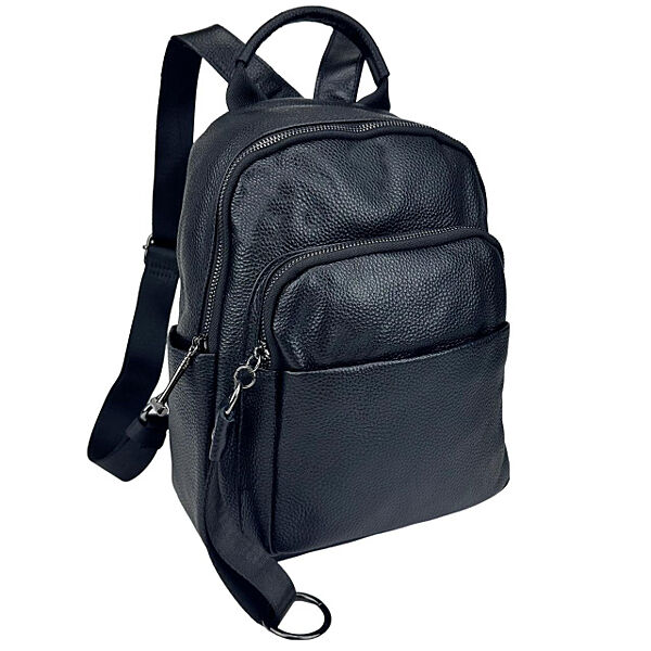 Жіночий шкіряний зручний повсякденний рюкзак 789205A