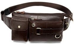 Поясна cумка чоловіча714897 Коричнева