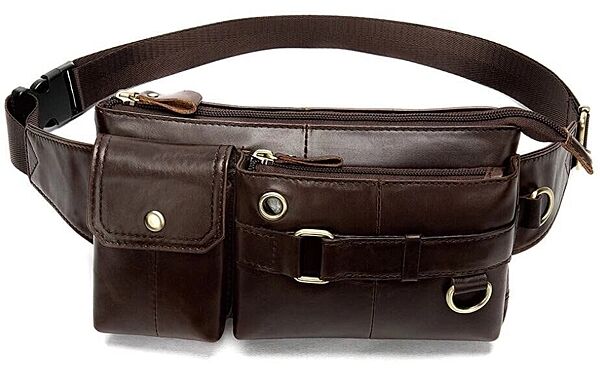 Поясна cумка чоловіча714897 Коричнева