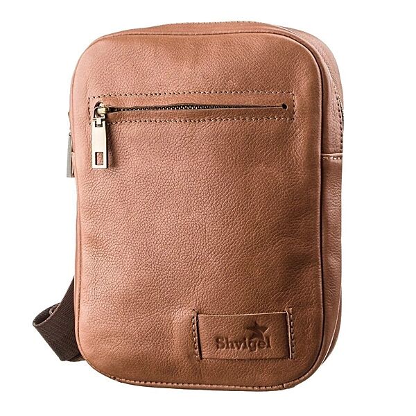 Чоловіча шкіряна сумка 719104 Руда