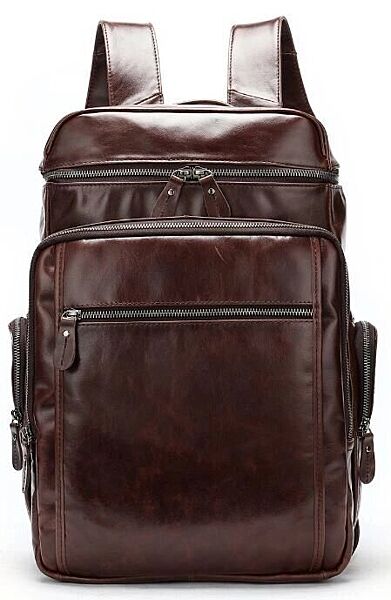 Рюкзак шкіряний714892 Коричневий