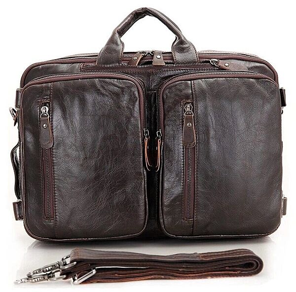 Сумка чоловіча714106 трансформер Коричнева