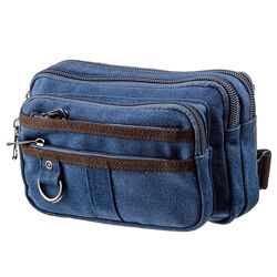 Бананка текстильна на пояс720158 Синя