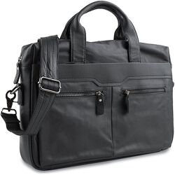 Сумка чоловіча714054 для ноутбука і документів Чорна