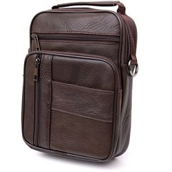 Мессенджер чоловічий вертикальний720436 Коричневий
