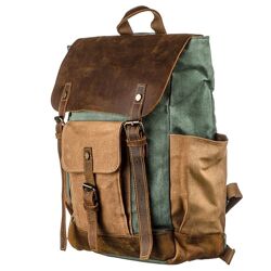 Рюкзак з боковими кишенями canvas720112 Світло-сірий