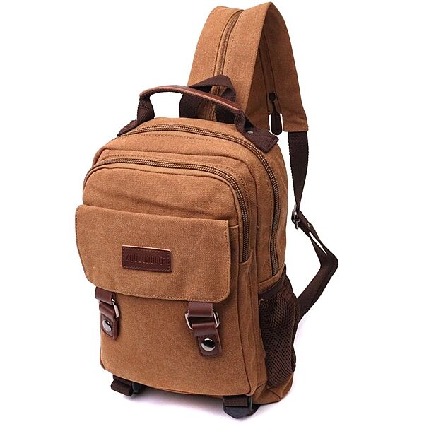 Зручний текстильний рюкзак з ущільненою спинкою та відділенням для планшета722167 Коричневий