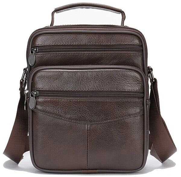 Мессенджер чоловічий на одне відділення 202467Коричневий