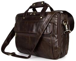 Сумка чоловіча714247 для ноутбука з діагоналлю 15.6 дюйма Коричнева
