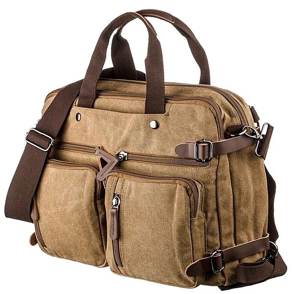 Сумка-трансофрмер текстильна720146 Пісочна