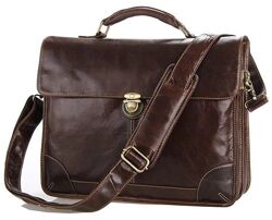 Сумка чоловіча714085 для ноутбука Коричнева
