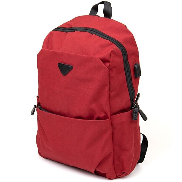 Рюкзак текстильний smart унісекс720627 Малиновий