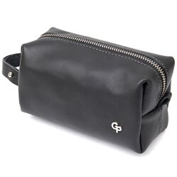 Шкіряна косметичка для чоловіків 711507 Чорний