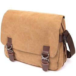 Сумка почтальонка текстильна720607 Пісочна