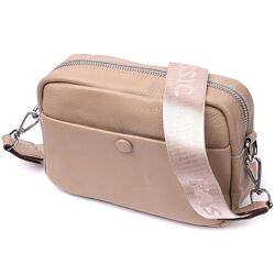 Сумка для жінок з натуральної м´якої шкіри722437 Бежева