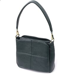 Шкіряна сумка для жінок з трьома відділеннями722977 Зелений