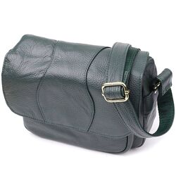 Повсякденна жіноча сумка з натуральної шкіри722970 Зелений