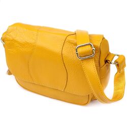 Шкіряна сумка для жінок на день722969 Жовтий