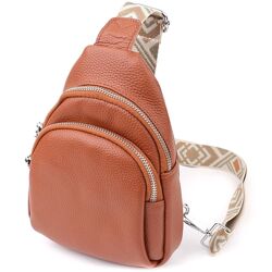 Жіноча шкіряна сумка722938 Коричневий