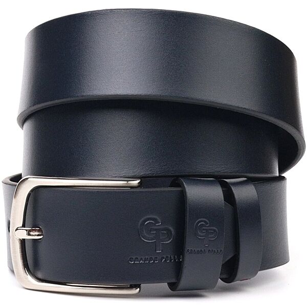 Чудовий ремінь для чоловіків з натуральної шкіри 721469 Синій