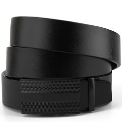 Ремінь чоловічий з автоматичною пряжкою мозаїка720299 Чорний