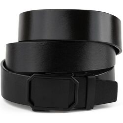 Ремінь чоловічий з пряжкою матовою720269 Чорний