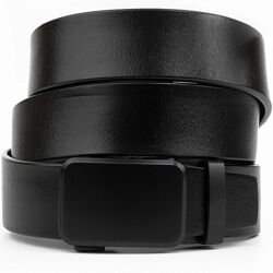 Ремінь чоловічий c затемненим матовим металом720270 Чорний