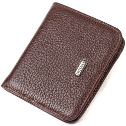 Гаманець для жінок невеликого розміру з натуральної шкіри 721798 Коричневий