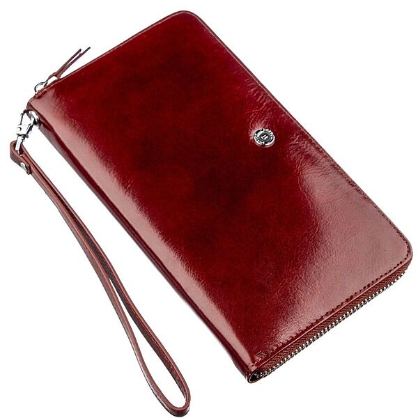 Оригінальна чоловіче портмоне-клатч 718805 Коричневий