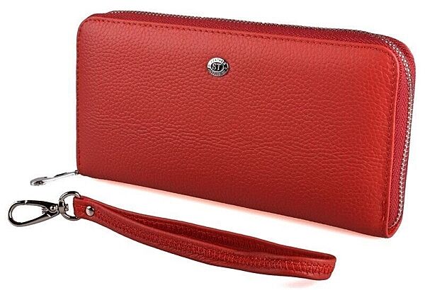 Гаманець жіночий 718417 ST45-2 на блискавці Червоний