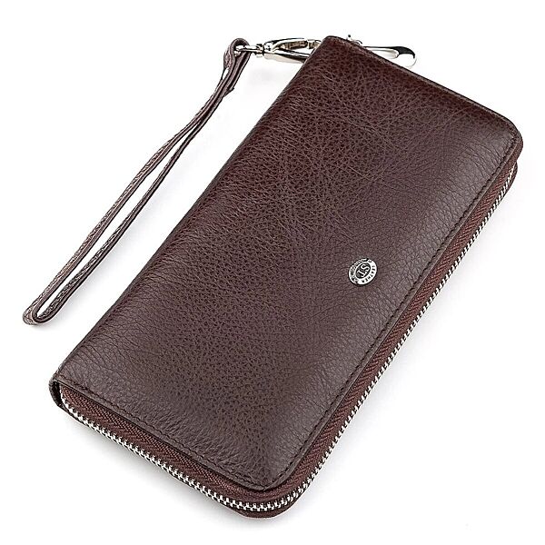Гаманець жіночий 718418 ST45-2 шкіряний Коричневий