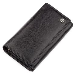 Гаманець жіночий 718489 S9001B високоякісна шкіра Чорний