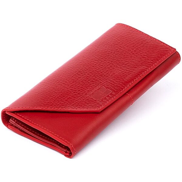 Горизонтальний клатч глянсовий на магніті 711318 Червоний