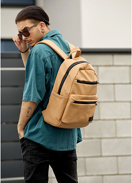 Рюкзак унісекс беж