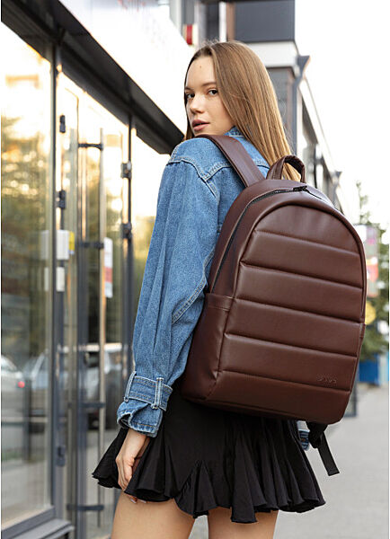 Жіночий Рюкзак шоколад
