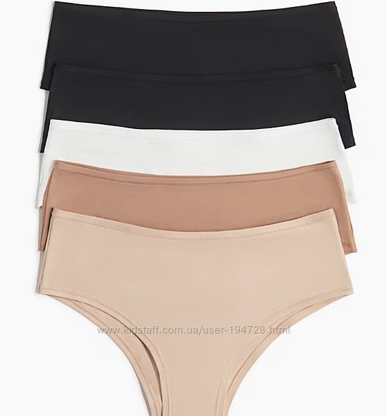 Набір трусики хіпстери середньої посадки h&m мікрофібра