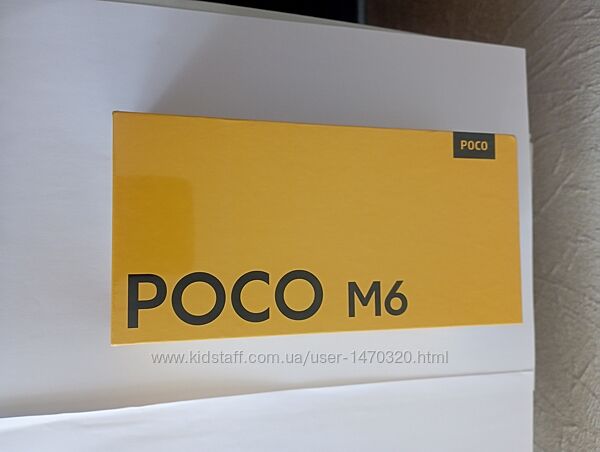 Смартфон poco m6  8gb / 256gb чорний nfc
