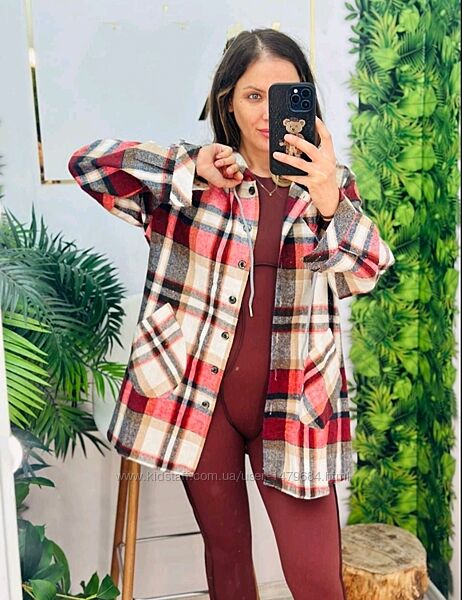 Сорочка жіноча байкова з капюшоном