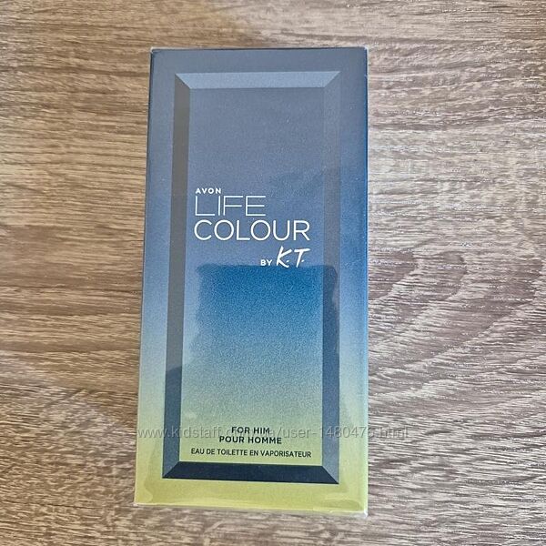 Life colour by kenzo takada kt for him avon для чоловіків туалетна вода