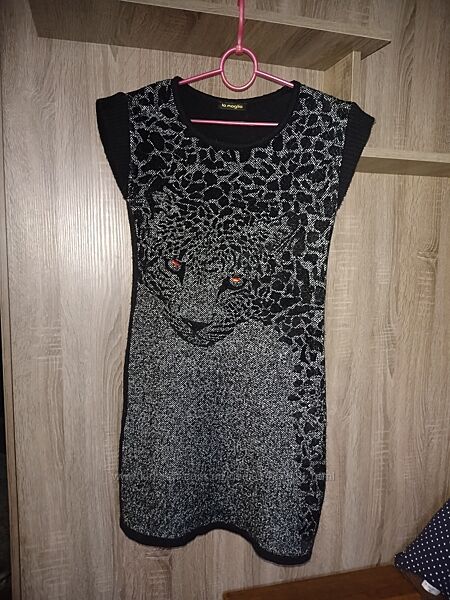 Платье  - сарафан женское трикотажное La Мagliа с 3D принтом 42 - 44