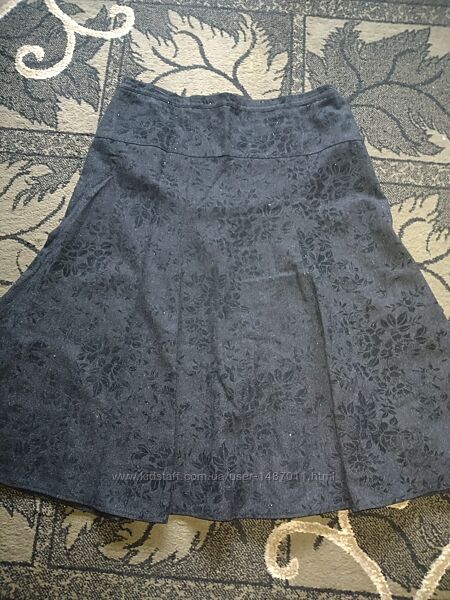 Юбка женская чёрная тёплая 54 - 56