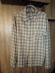 Рубашка блуза блузка кофта Twice женская в клетку тёплая 46 - 48