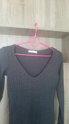 Платье MNG Basis женское трикотажное серое S - 44