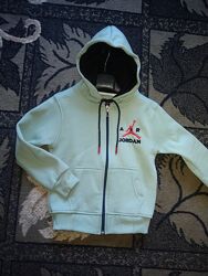 Кофта - худи олимпийка Jordan тёплая для мальчика 4 - 5 лет, рост 110см
