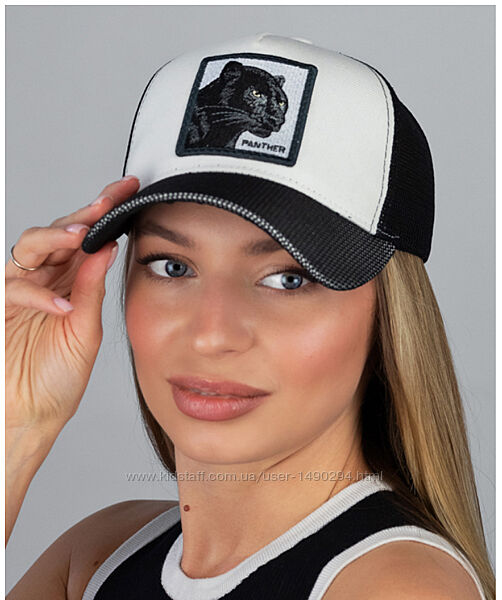 Бейсболка женская с сеткой вышивкой регулируемый размер 56-59 см